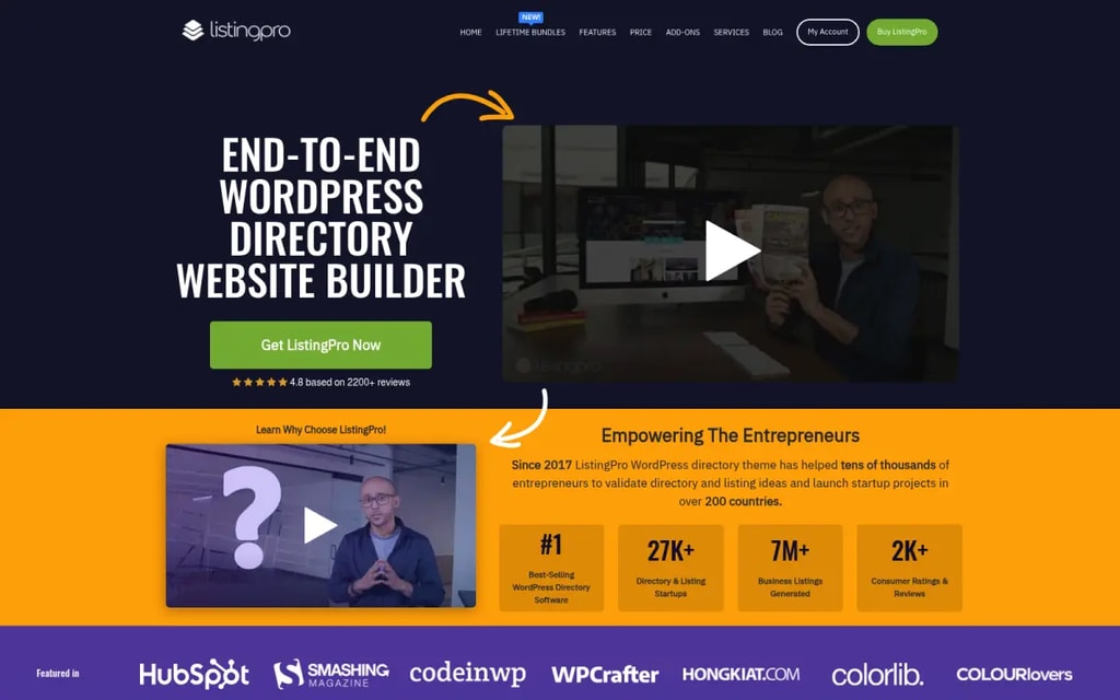ListingPro WordPress directory theme