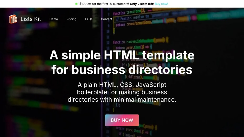 ListsKit screenshot