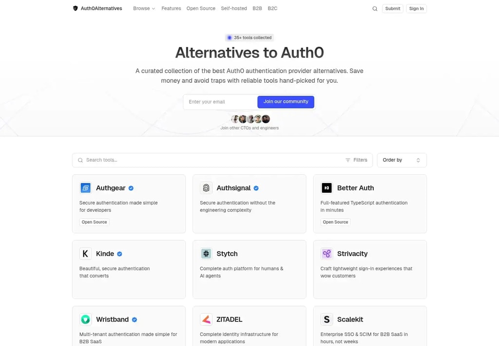 Auth0Alternatives