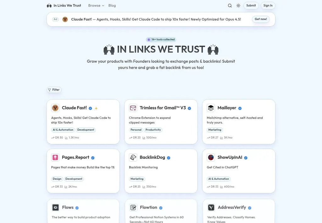 In Links We Trust