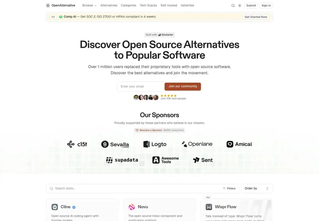 OpenAlternative