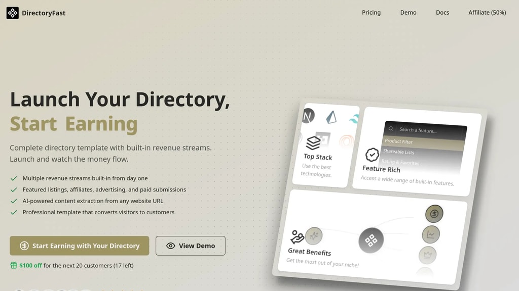 DirectoryFast screenshot