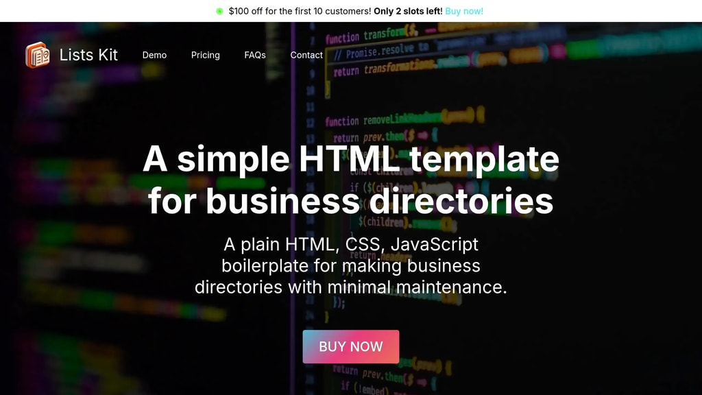 ListsKit screenshot