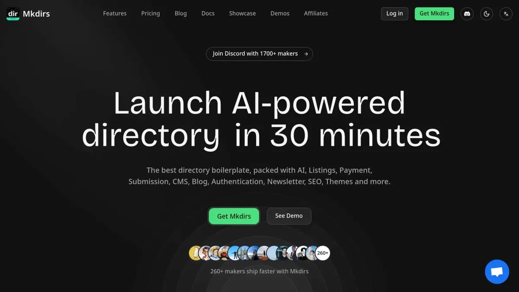 Mkdirs screenshot