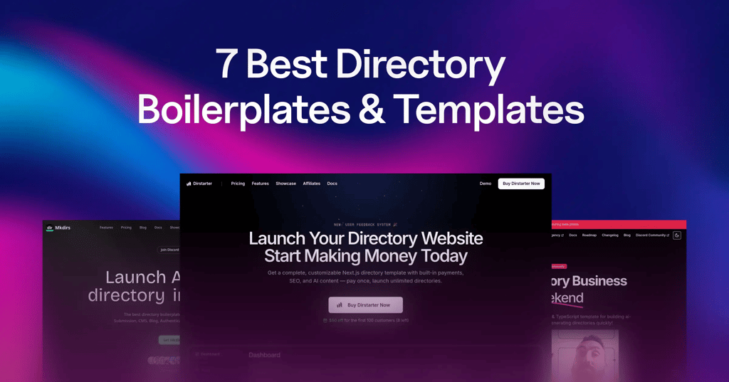 7 Best Directory Boilerplates & Templates for 2025: Complete Guide